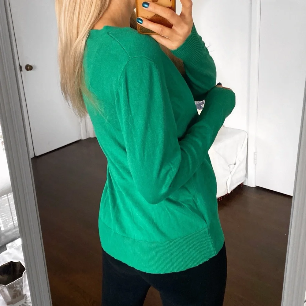 🍃 CASUAL SPRING GREEN KNIT CARDIGAN SWEATER!